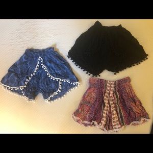 Boho BALI shorts for women/junior